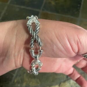 Sterling Rope-Link Silver Bracelet - Elegant Women's Jewelry